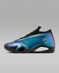 WMNS AIR JORDAN 14 RETRO LOW MINERAL TEAL/METALLIC SILVER 10.5W