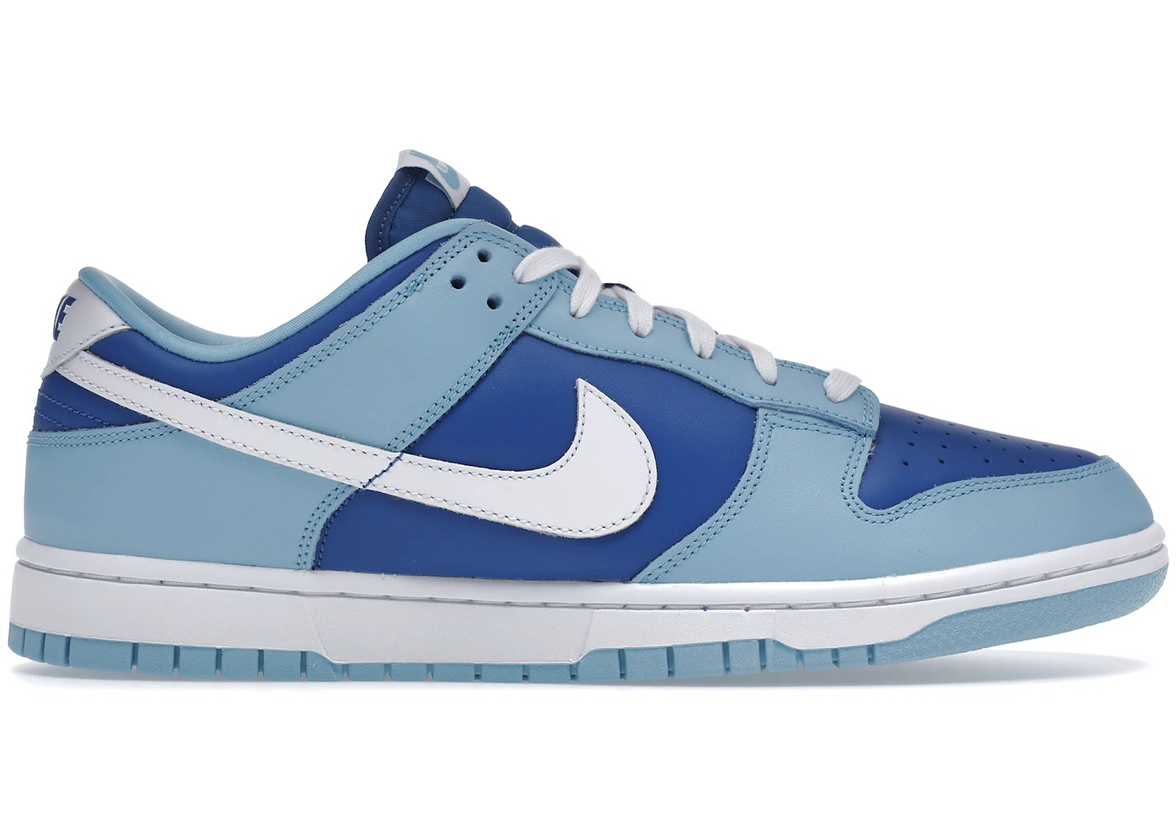 NIKE DUNK LOW RETRO QS FLASH/WHITE-ARGON BLUE-FLASH SIZE 10