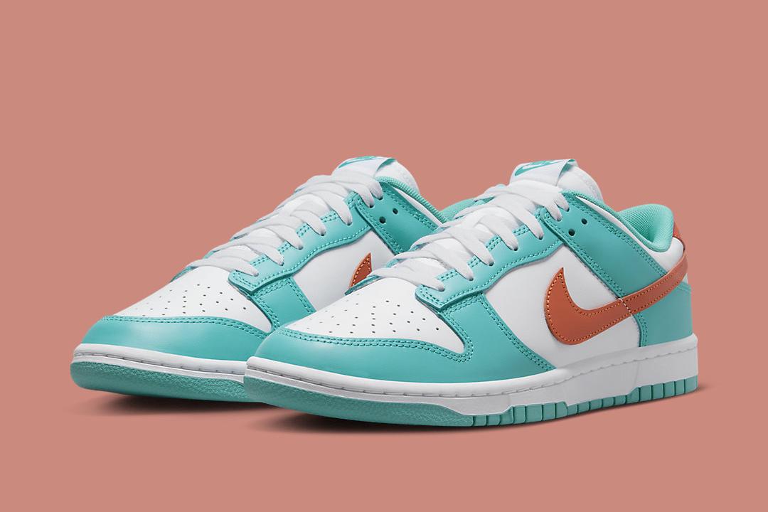 NIKE DUNK LOW RETRO WHITE/COSMIC CLAY-DUSTY CACTUS SIZE 11