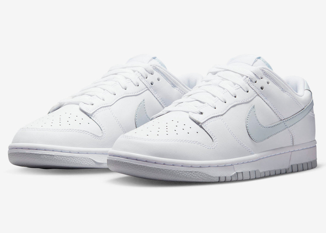 NIKE DUNK LOW RETRO WHITE/PURE PLATINUM-WHITE SIZE 11