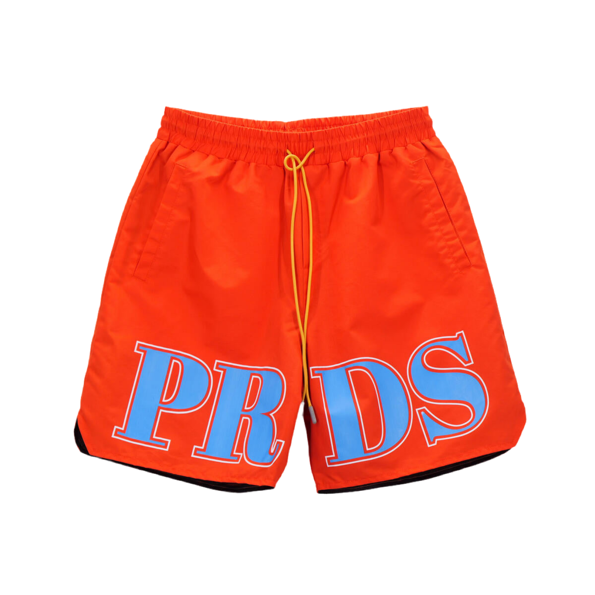 PARADISE LOST "VARSITY NYLON" SHORTS ORANGE