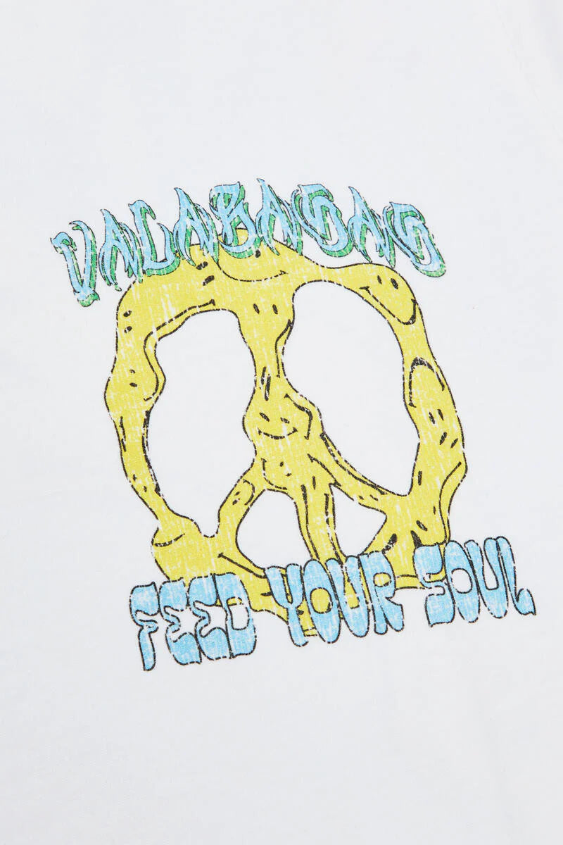 VALABASAS "SOULFOOD" TEE VINTAGE WHITE WASHED