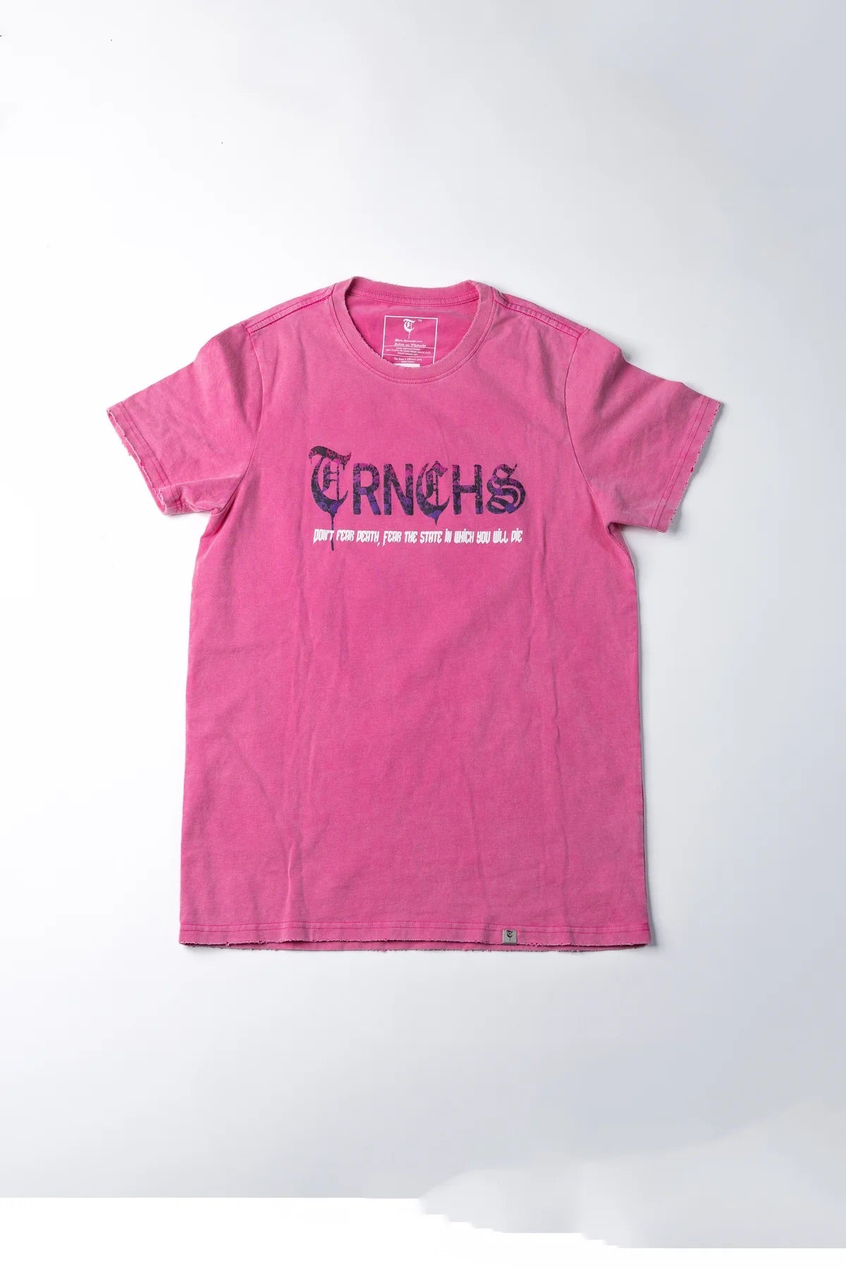 TRNCHS "DEATH LOGO P" TEE PURPLE