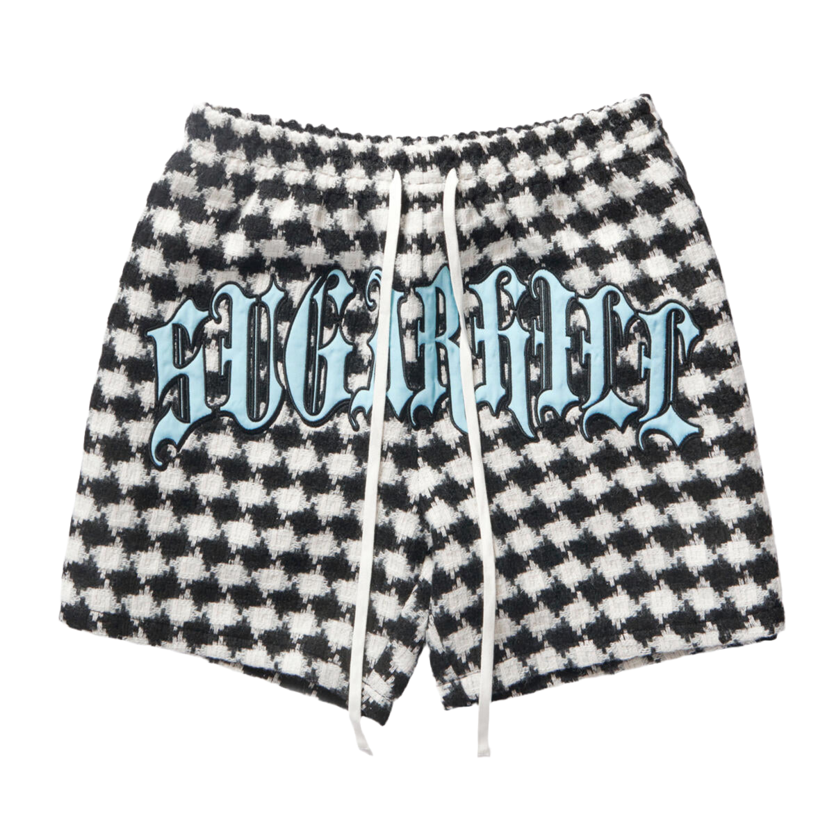 SUGAR HILL "LANCASTER" SHORTS BLACK/BABYBLUE