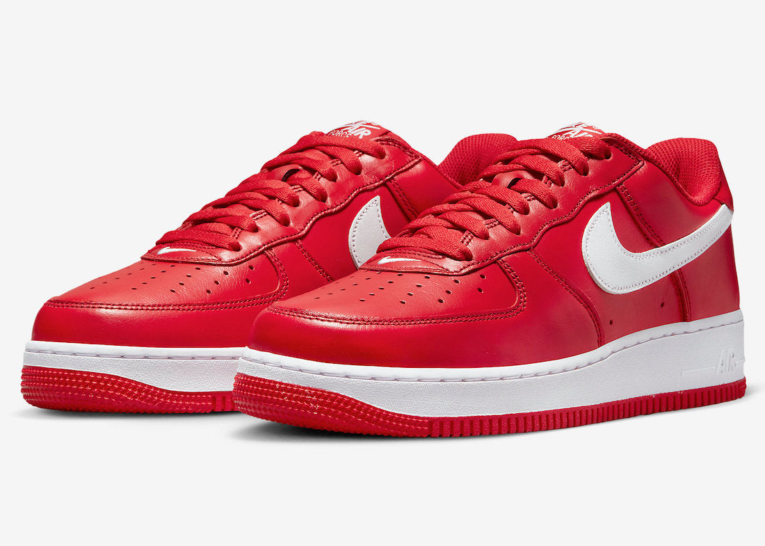 AIR FORCE 1 LOW RETRO QS UNIVERSITY RED/WHITE SIZE 10.5