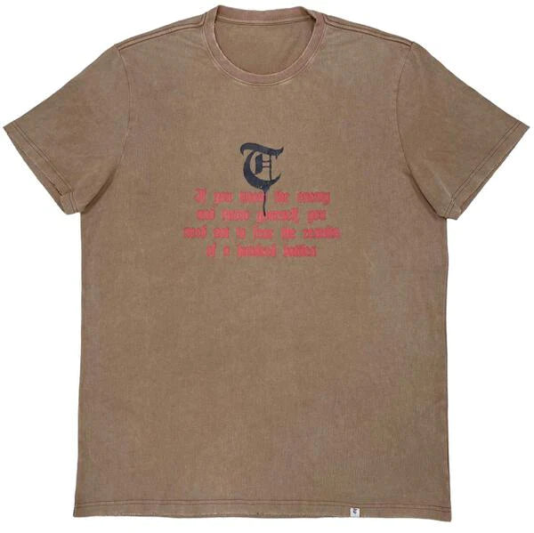 TRNCHS "WAR FLOWERS" TEE VINTAGE BROWN