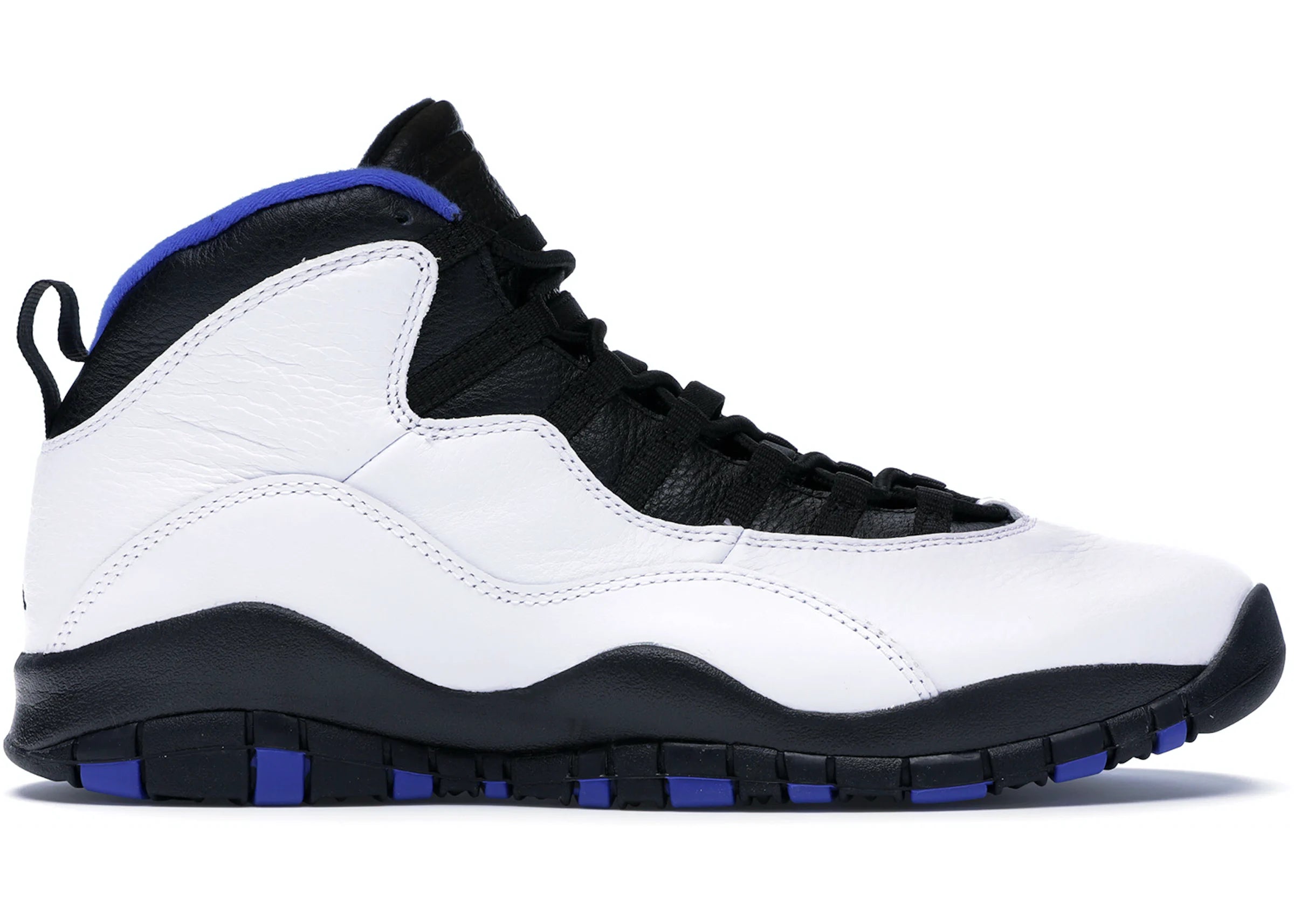 AIR JORDAN 10 RETRO WHITE/BLACK-ROYAL BLUE SIZE 9.5