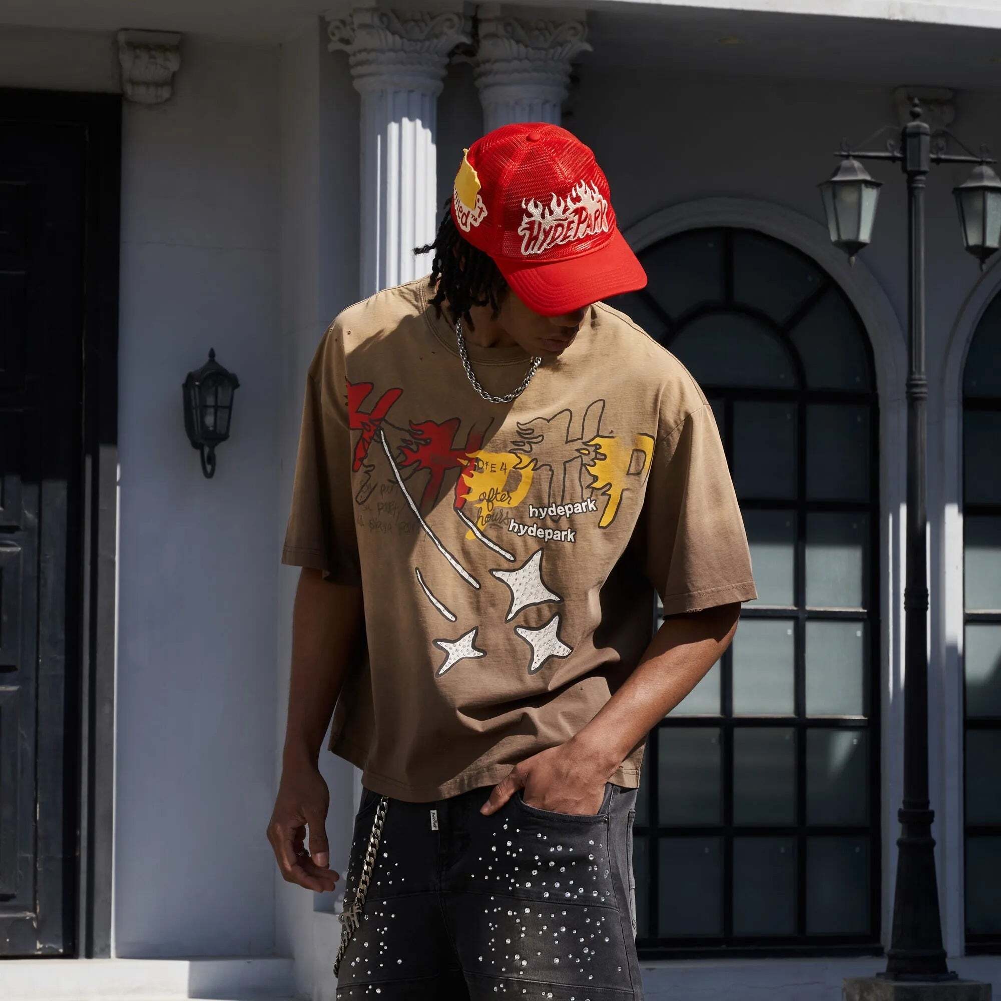 Hyde Park "Star" Tee Brown