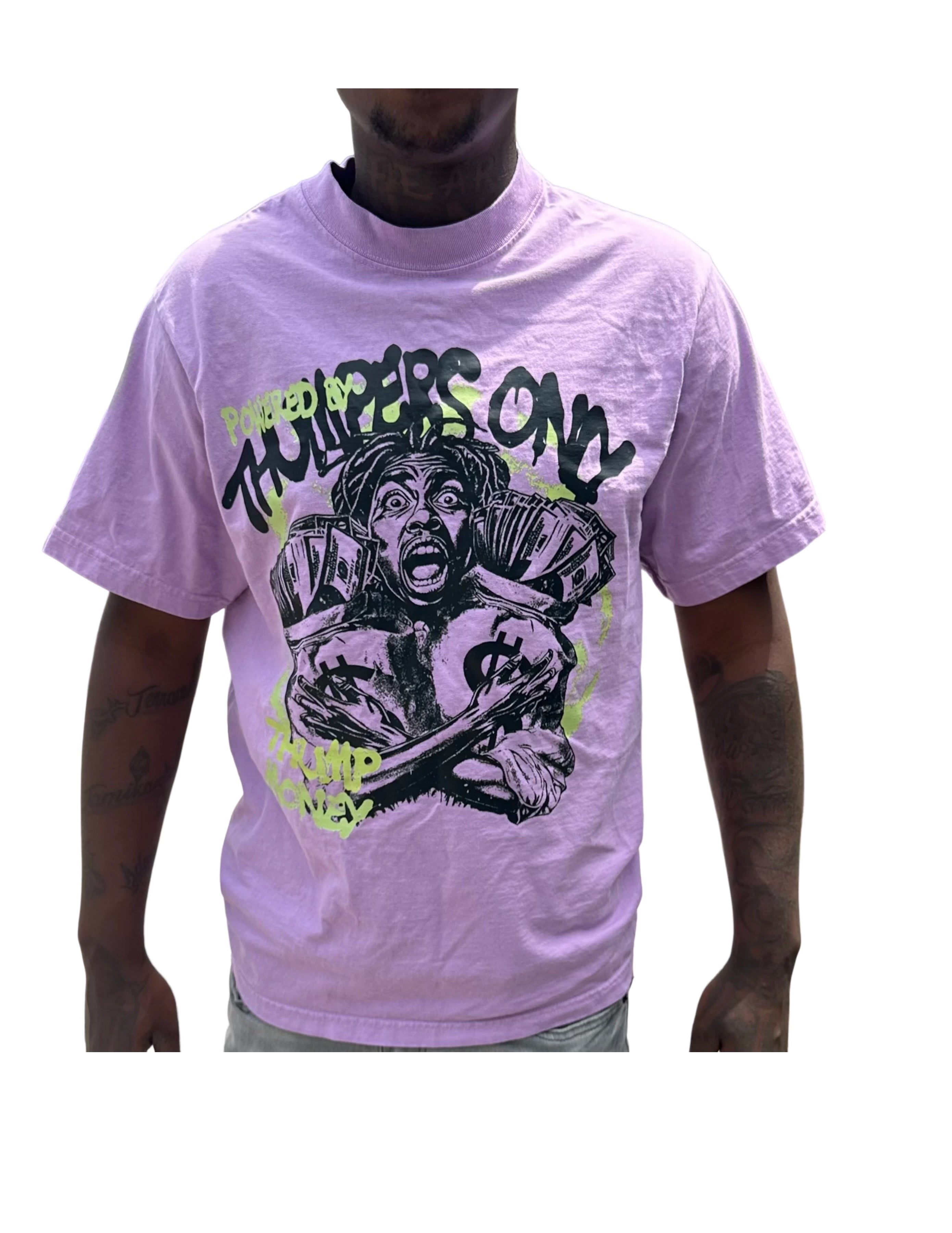 Thumpers Only "Money" Tee Purple