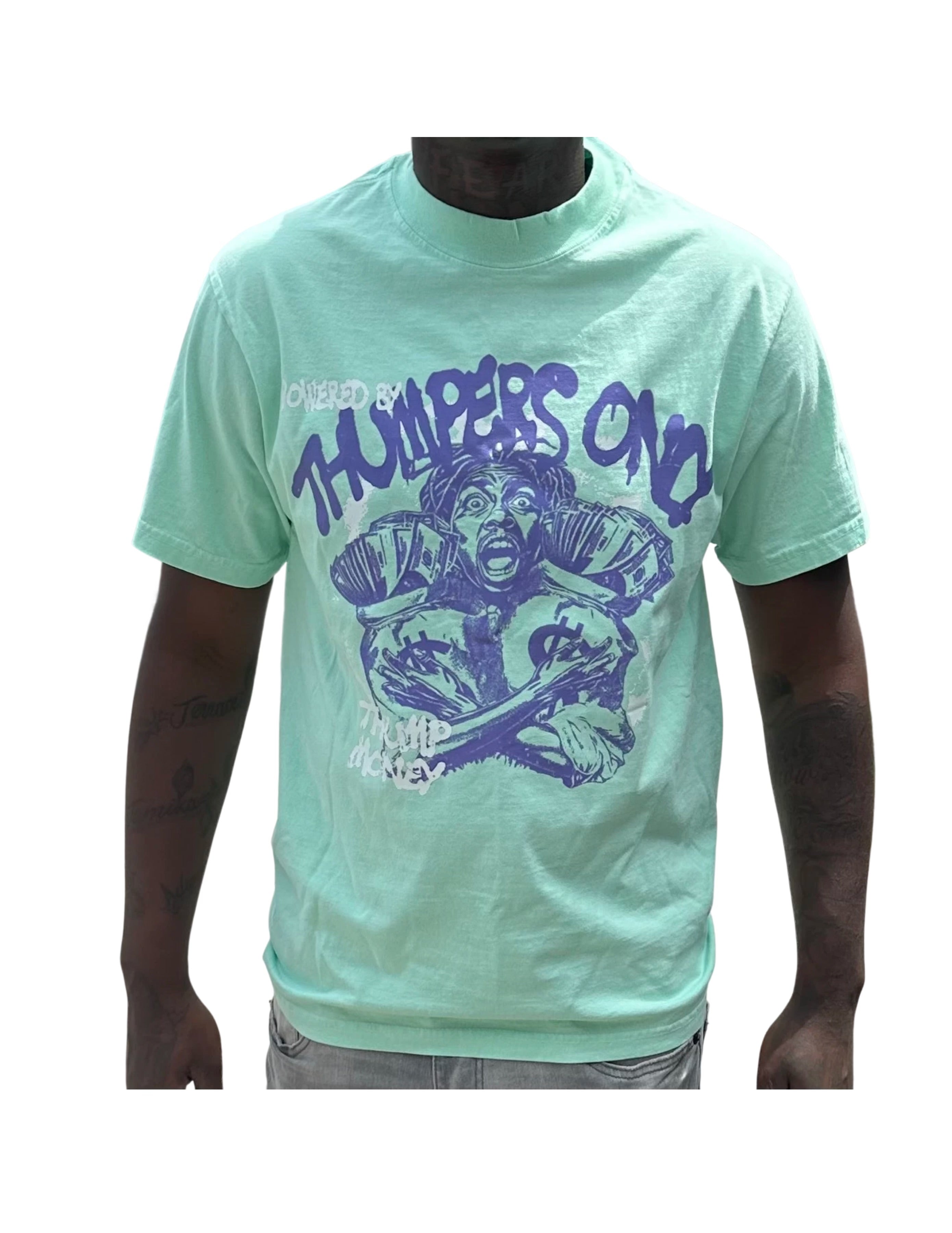 Thumpers Only "Money" Tee Green