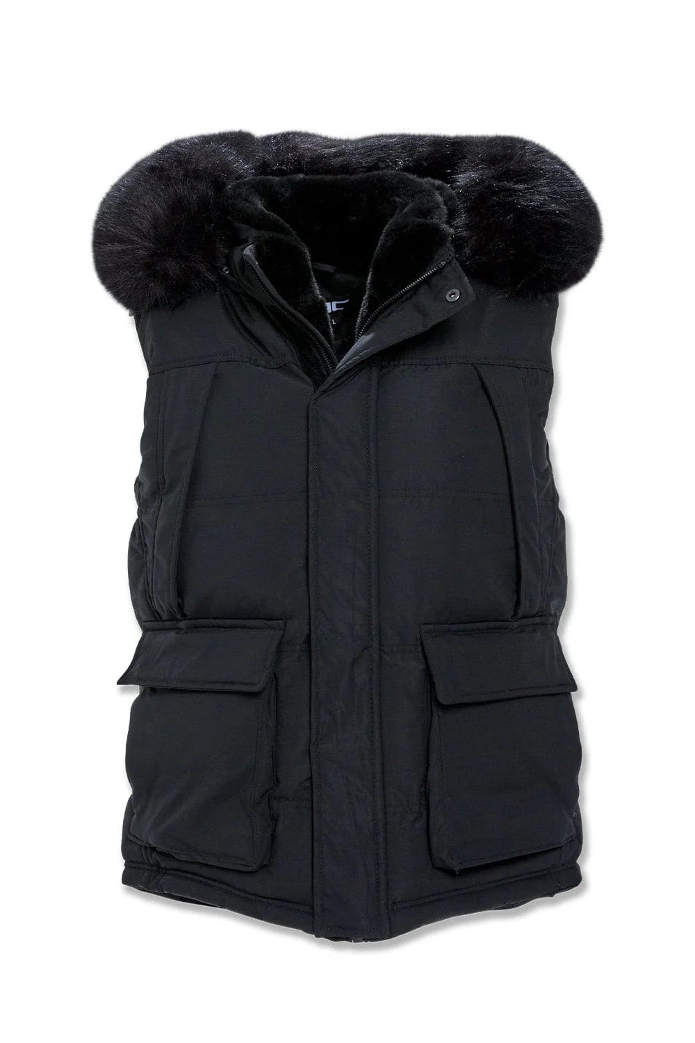 JORDAN CRAIG "YUKON FUR" VEST BLACK