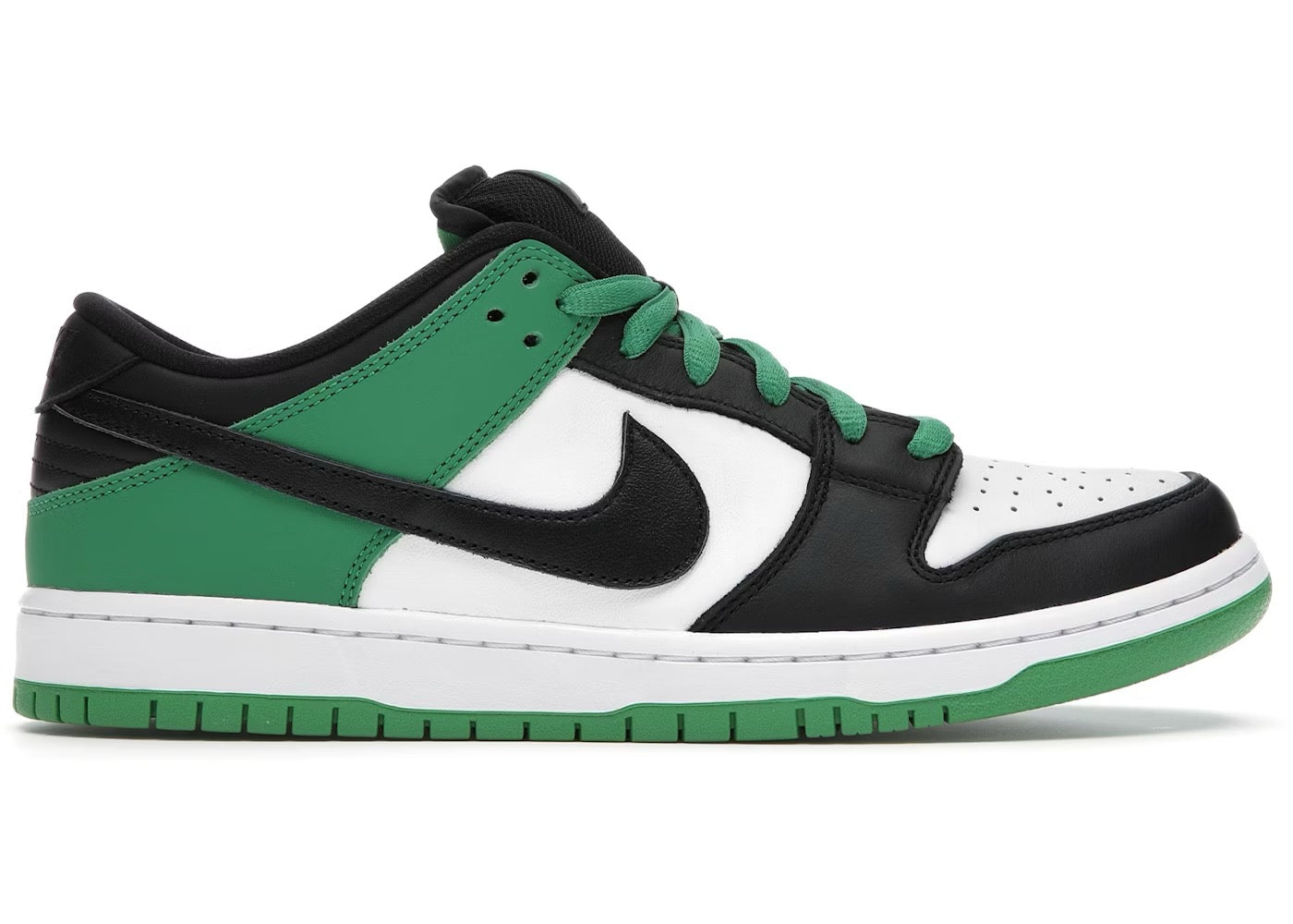 NIKE SB DUNK LOW PRO CLASSIC GREEN/BLACK-WHITE SIZE 12