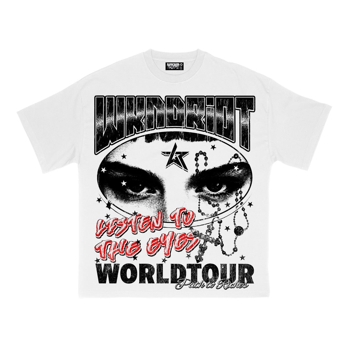 WKND RIOT "TOUR" WHITE TEE