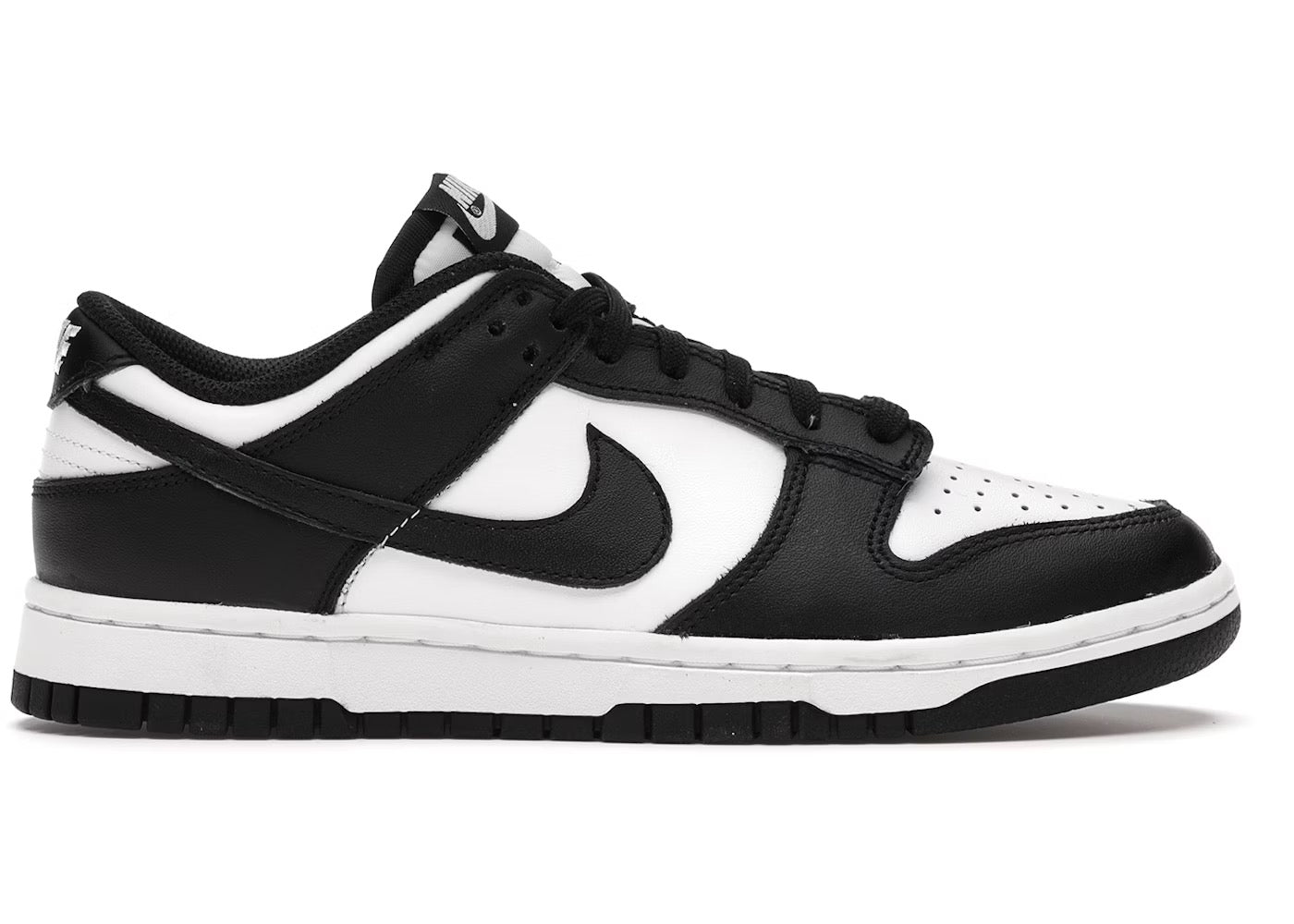 W NIKE DUNK LOW WHITE/BLACK-WHITE SIZE 9W