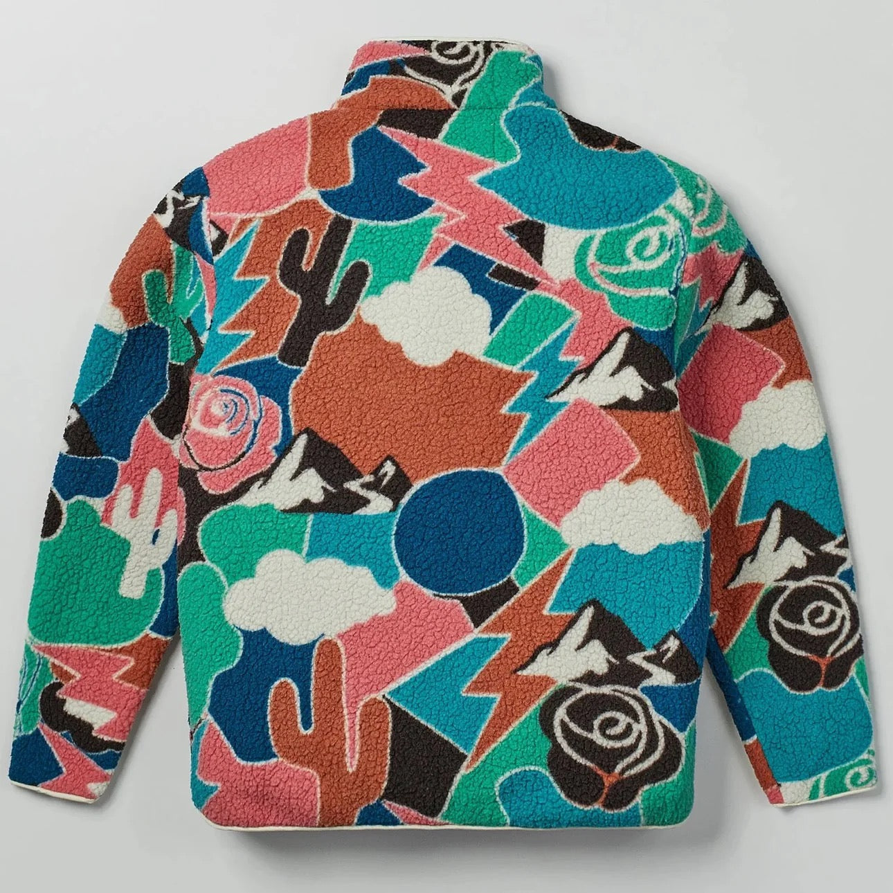 REASON "SHERPA WESTERN" FLEECE JACKET MULTI