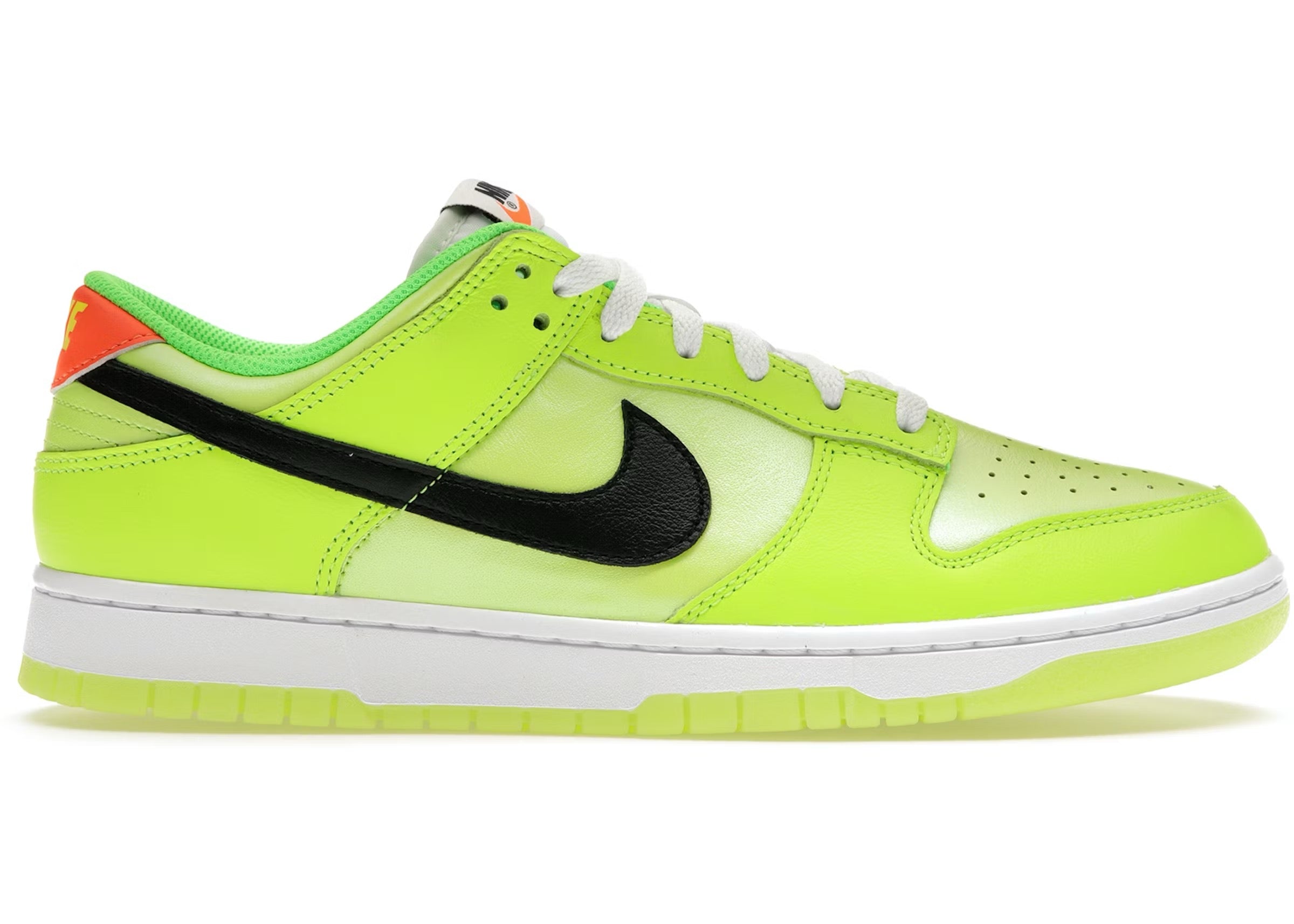 NIKE DUNK LOW SE VOLT/BLACK-TOTAL ORANGE SIZE 10.5