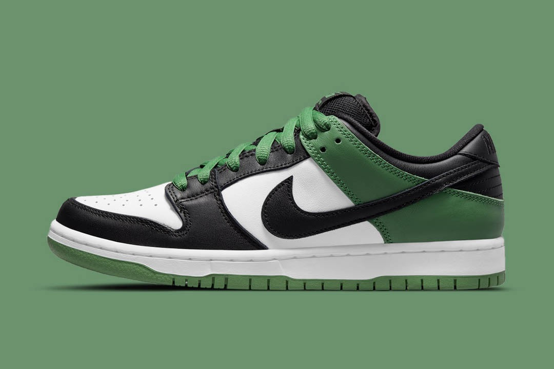 NIKE SB DUNK LOW PRO CLASSIC GREEN/BLACK-WHITE SIZE 12