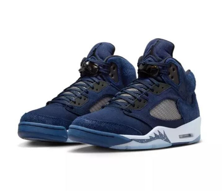 AIR JORDAN 5 RETRO SE MIDNIGHT NAVY/BLACK SIZE 12