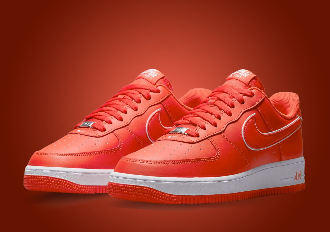 AIR FORCE 1 '07 PICANTE RED/PICANTE RED-WHITE SIZE 10