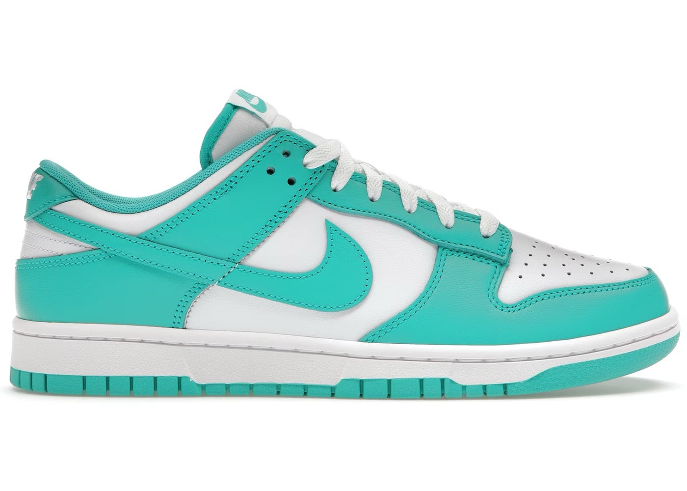 NIKE DUNK LOW RETRO BTTYS WHITE/CLEAR JADE-WHITE SIZE 10.5