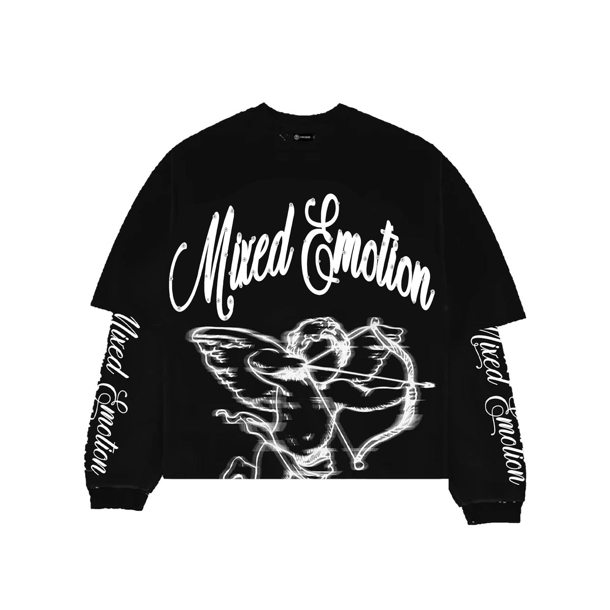 Mixed Emotion "Blur" Long Sleeve Tee Black