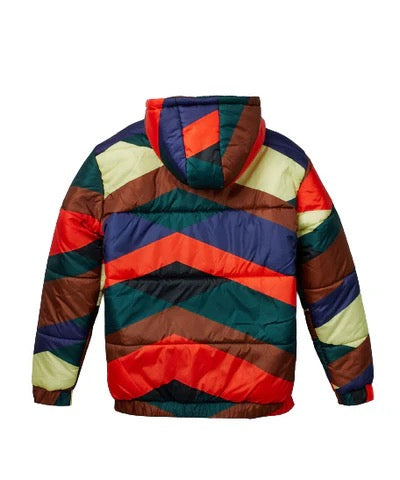 REASON "SLATE PUFFER" JACKET MULTI COLORED