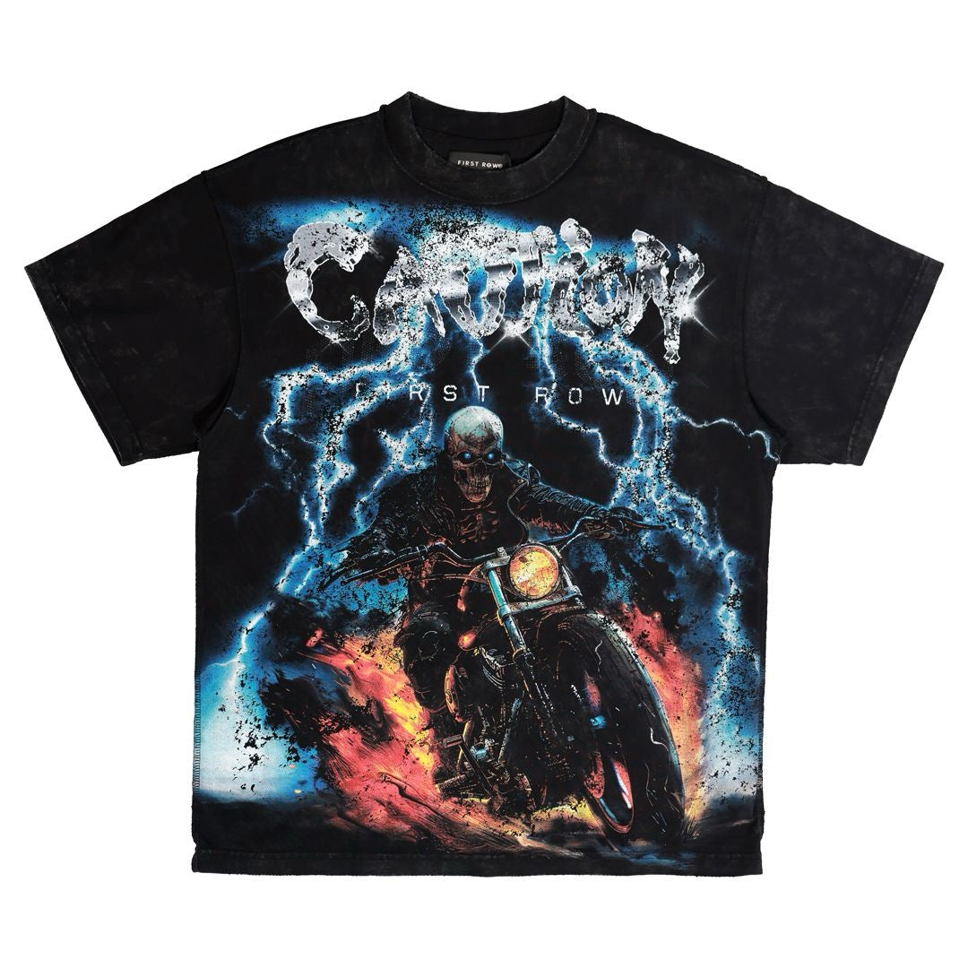 First Row "Caution Not So Quite" Tee Black