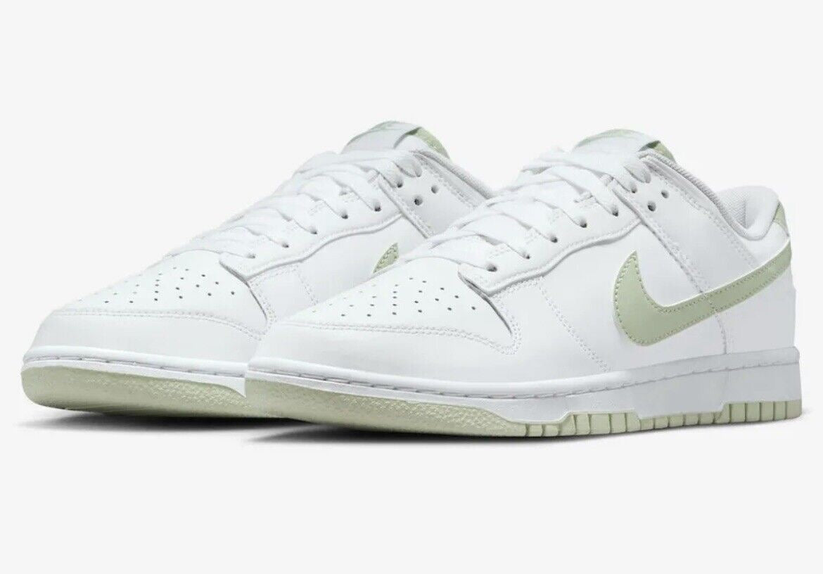 NIKE DUNK LOW RETRO WHITE/HONEYDEW-WHITE-HONEYDEW SIZE 12