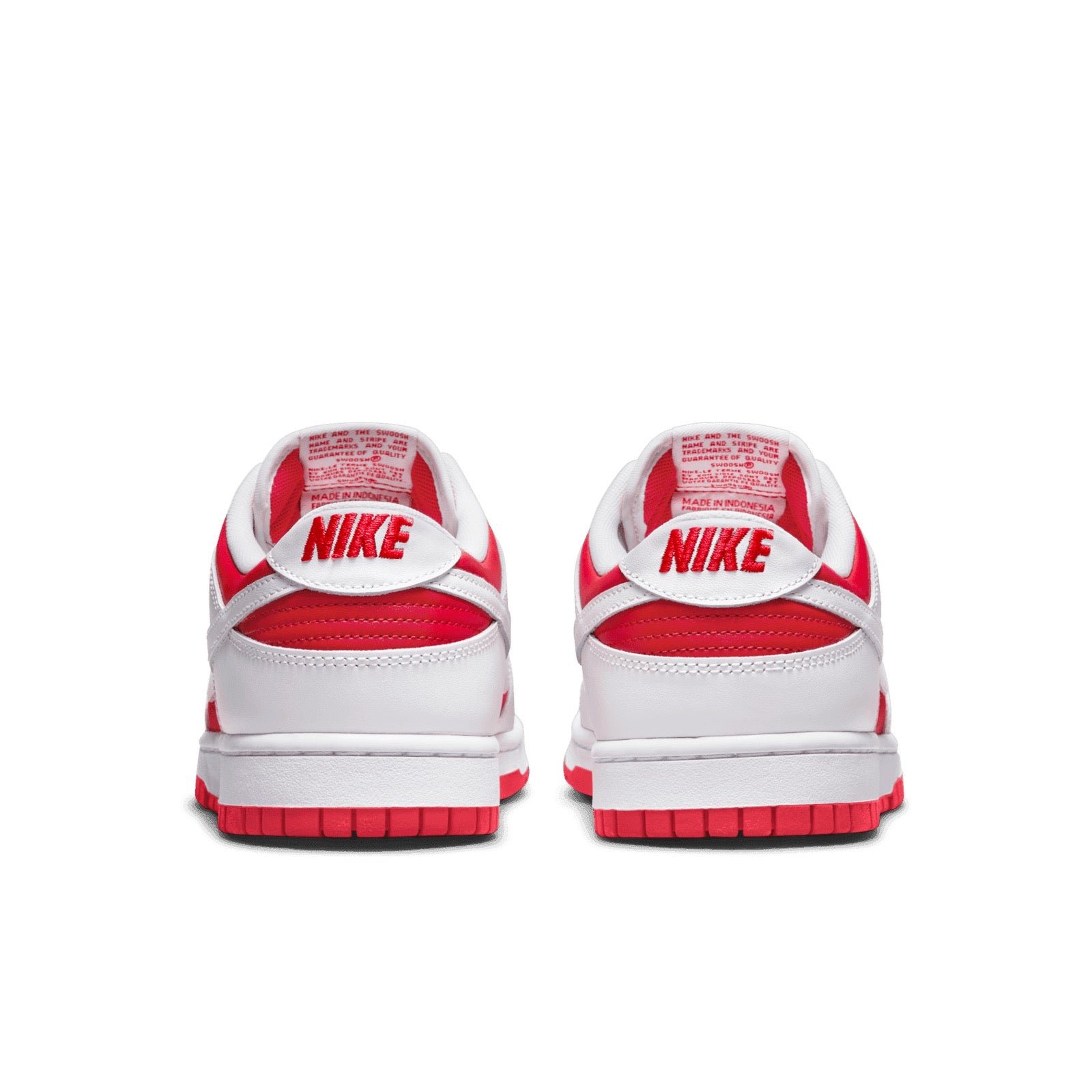 NIKE DUNK LOW RETRO UNIVERSITY RED/WHITE SIZE 11.5