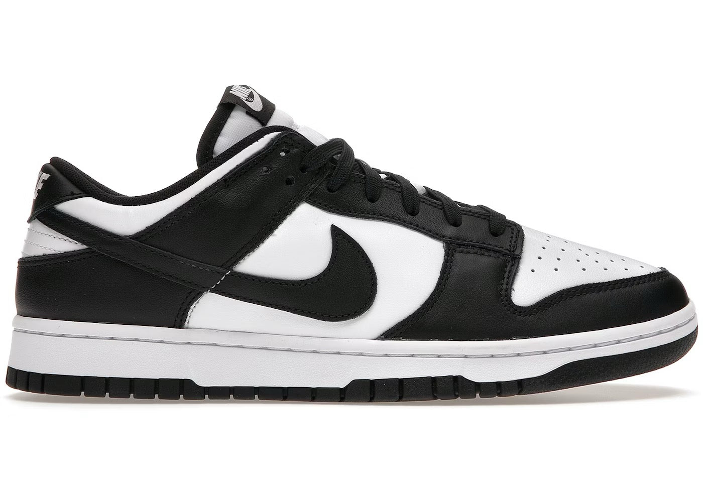 NIKE DUNK LOW RETRO WHITE/BLACK-WHITE SIZE 10