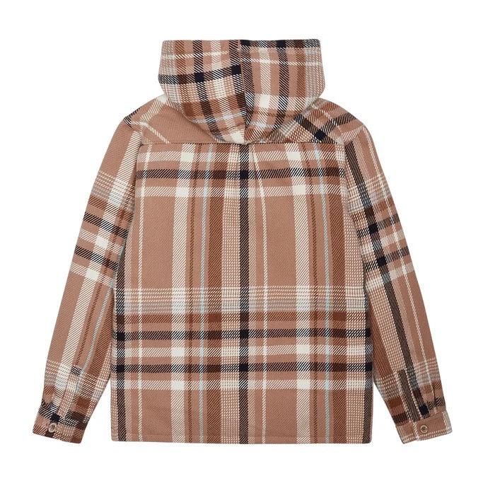 SMOKE RISE "PLAID FLANNEL" JACKET TOFFEE