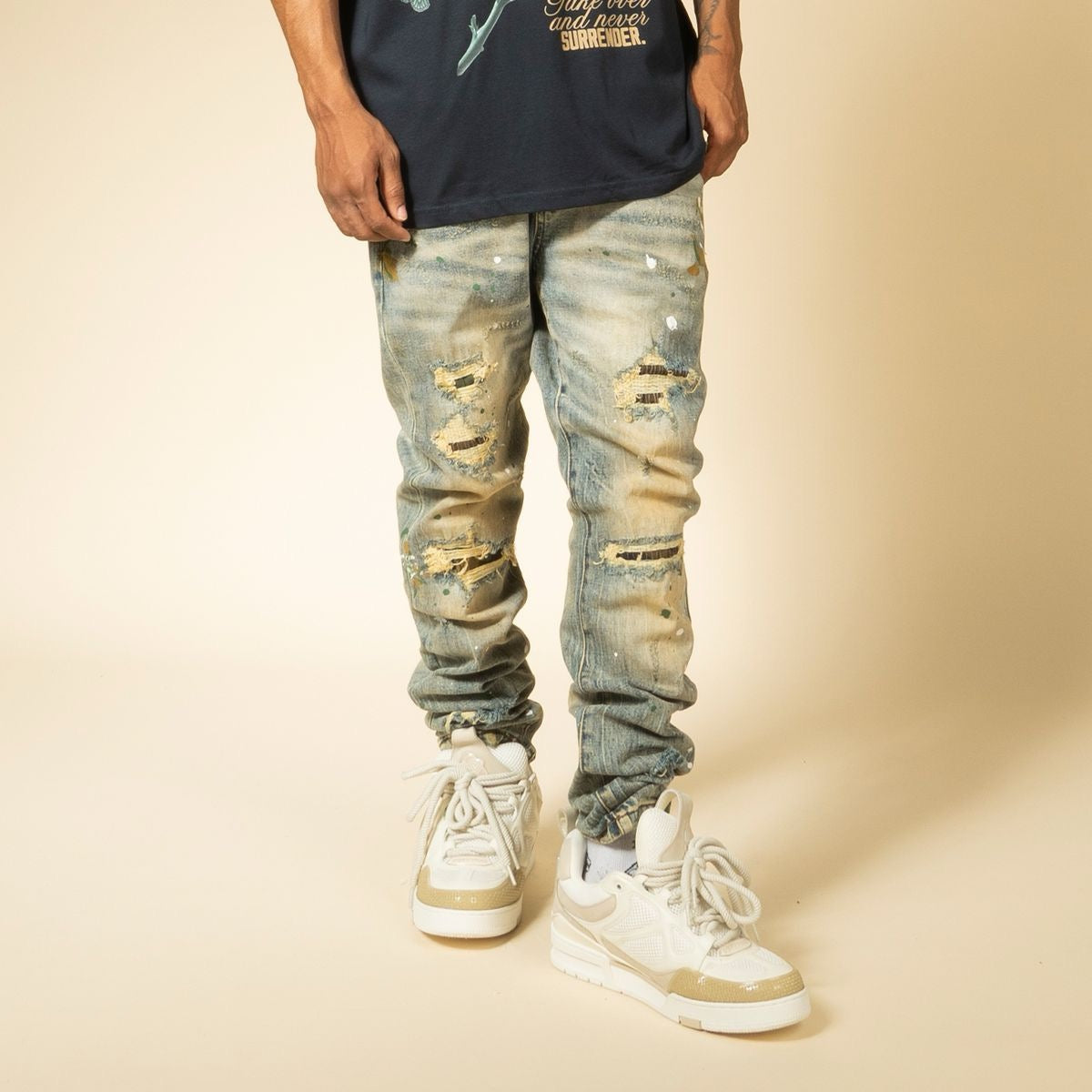 THRT DENIM "SYDNEY" SKINNY LIGHT WASH