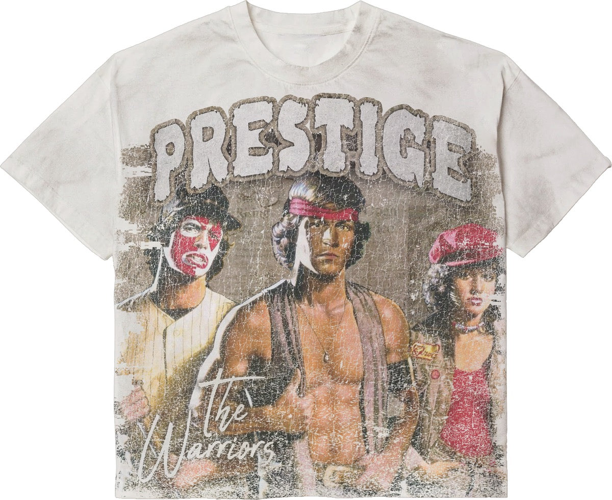 Prestige "Warriors" Tee White Washed