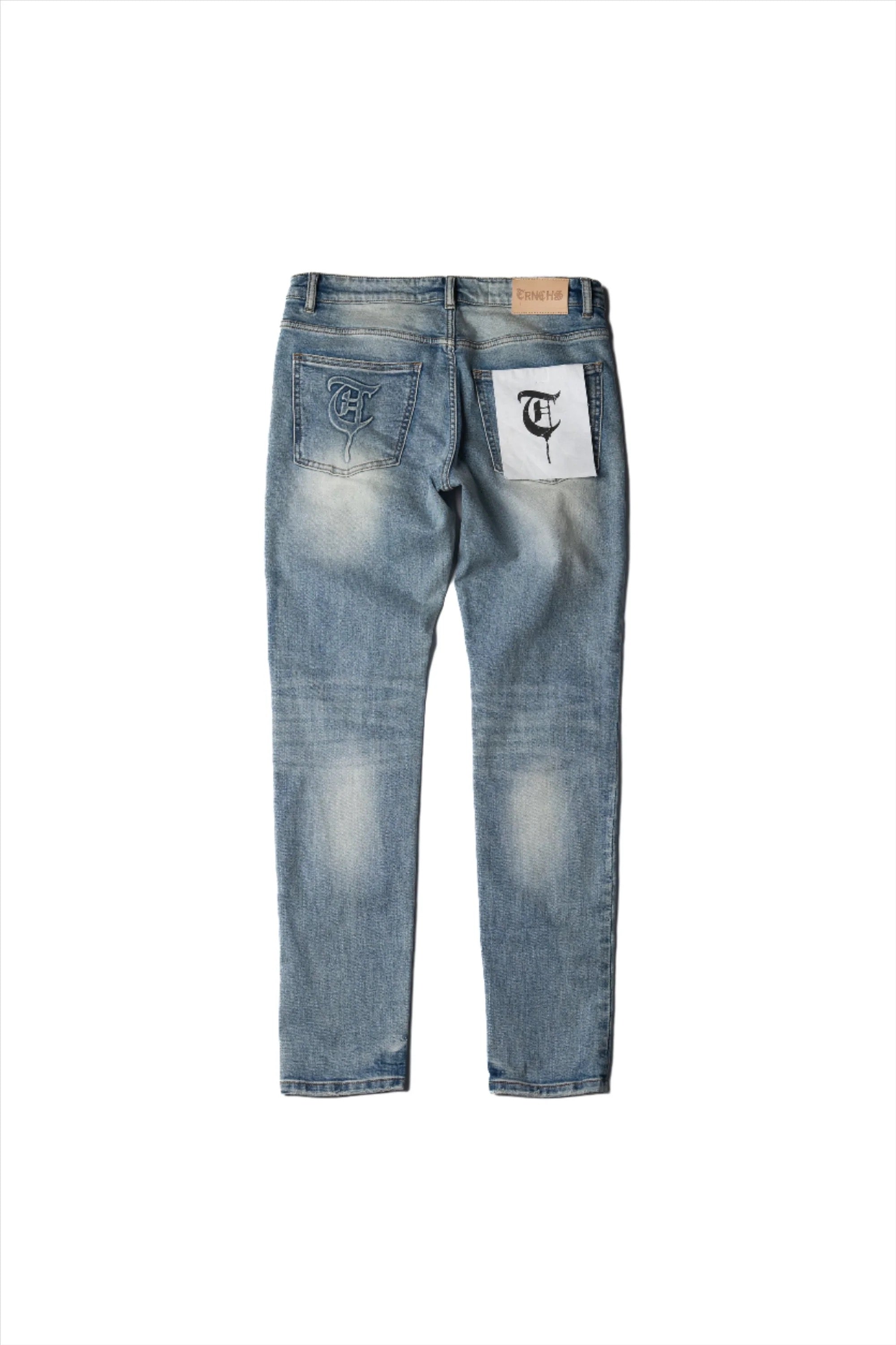 TRNCHS "FLAMINGO" SKINNY JEANS LIGHT WASH