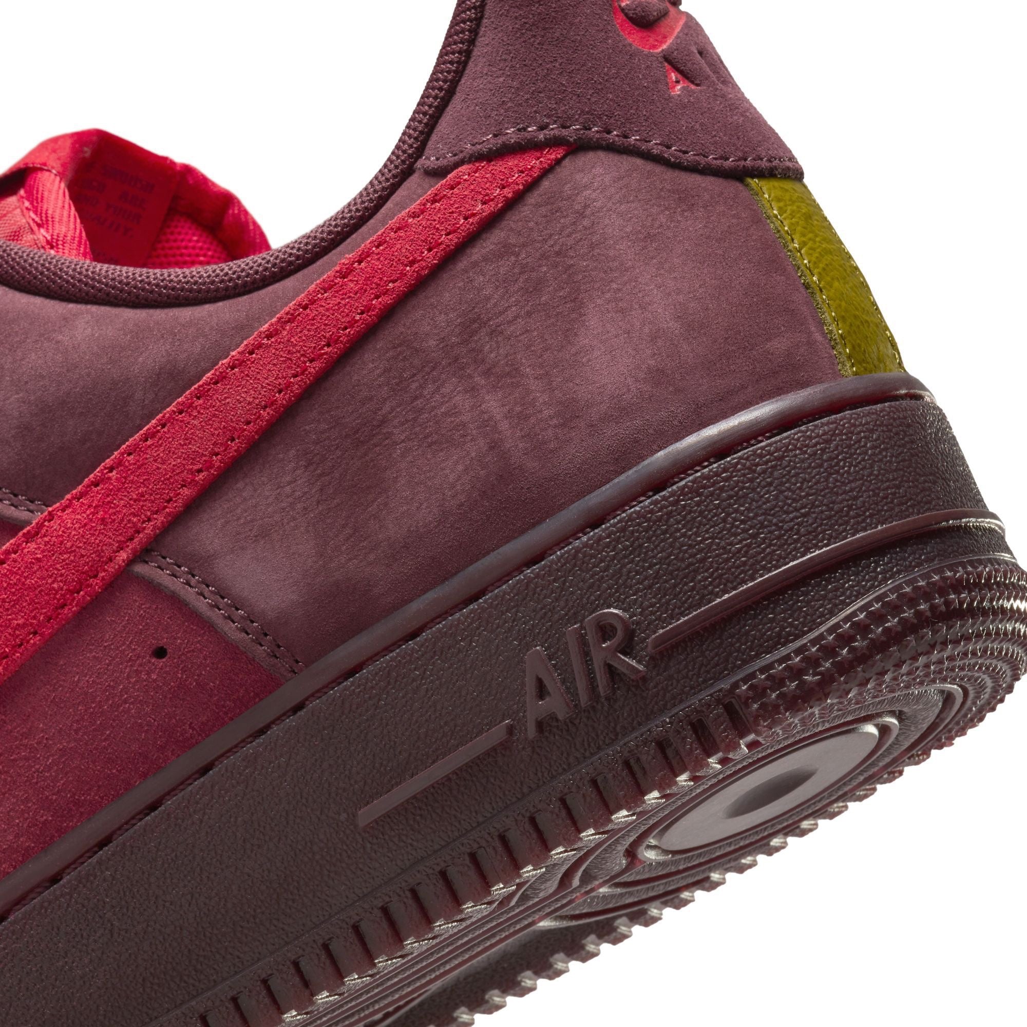 AIR FORCE 1 '07 GYM RED/GYM RED-BURGUNDY CRUSH