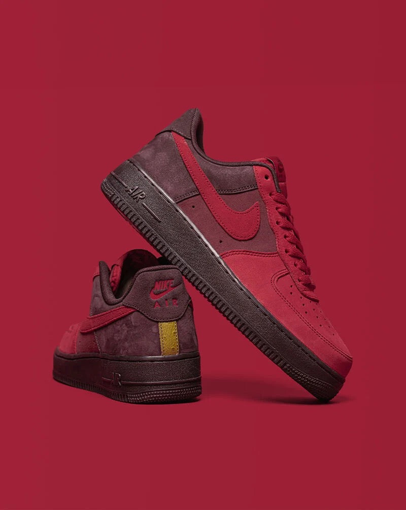 AIR FORCE 1 '07 GYM RED/GYM RED-BURGUNDY CRUSH