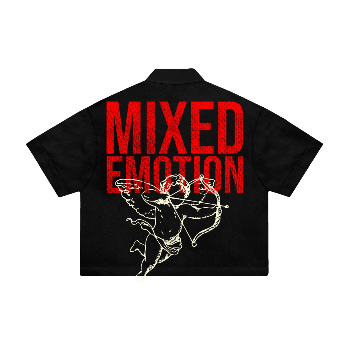 MIXED EMOTION "ANGELS" TEE BLACK