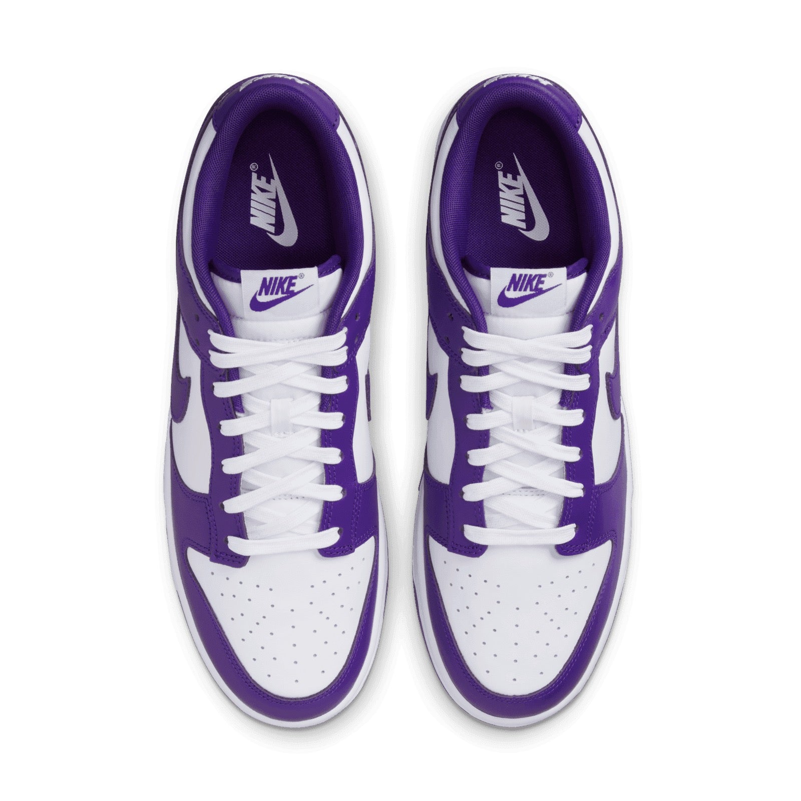 NIKE DUNK LOW RETRO WHITE/COURT PURPLE SIZE 10.5