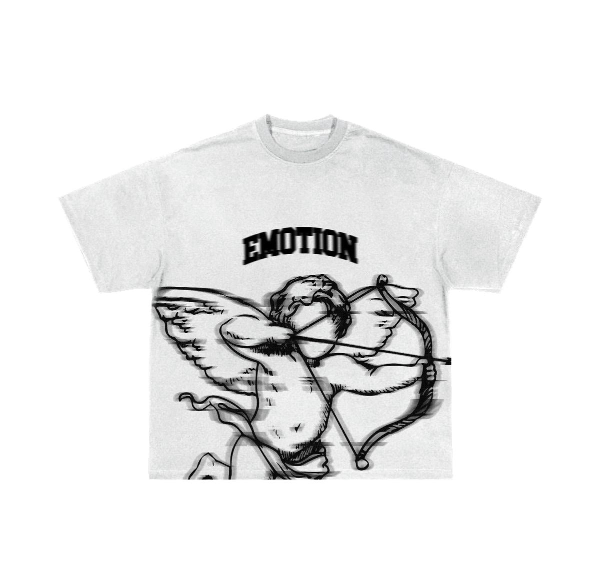 MIXED EMOTION "BLUR" TEE WHITE