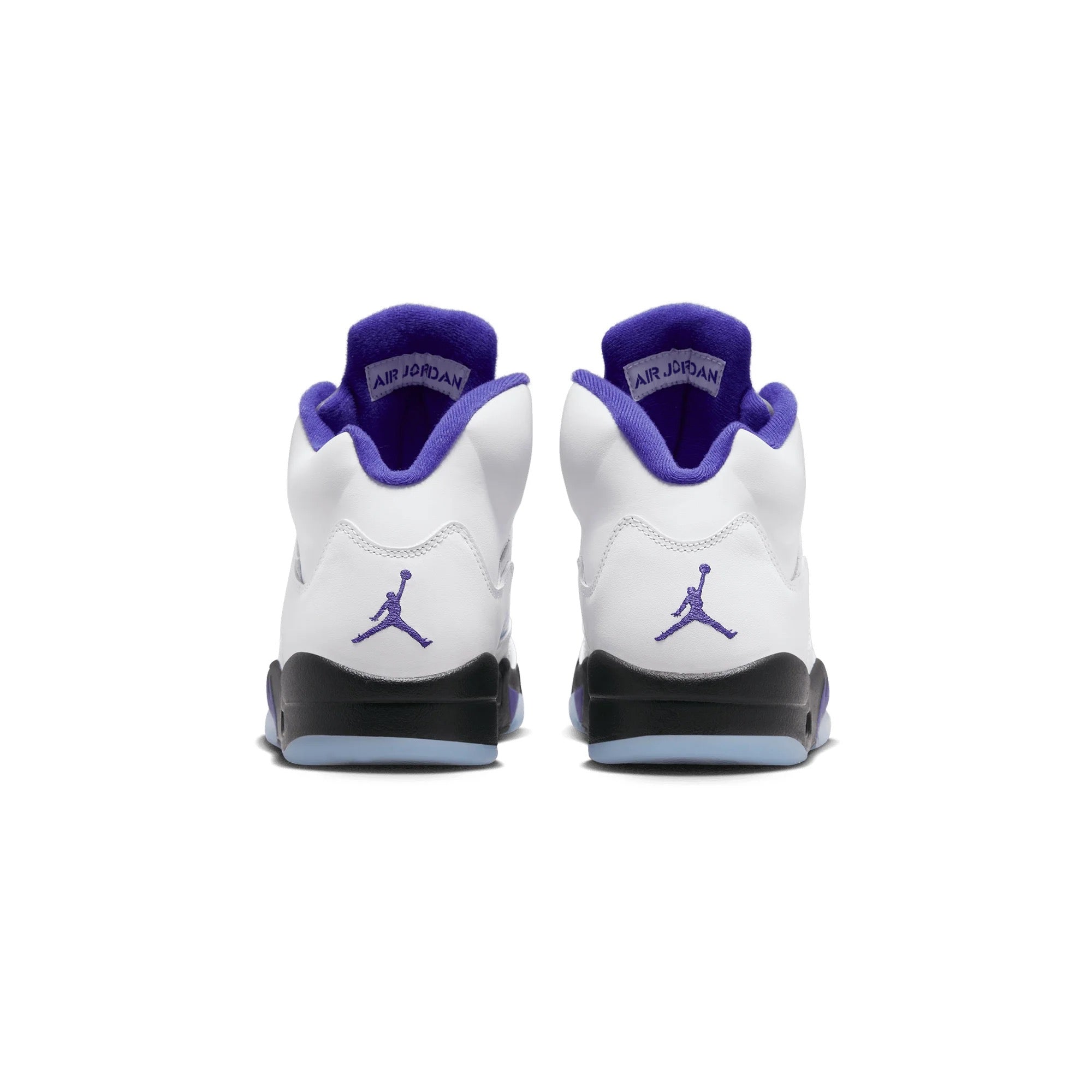 AIR JORDAN 5 RETRO WHITE/DARK CONCORD-BLACK SIZE 10