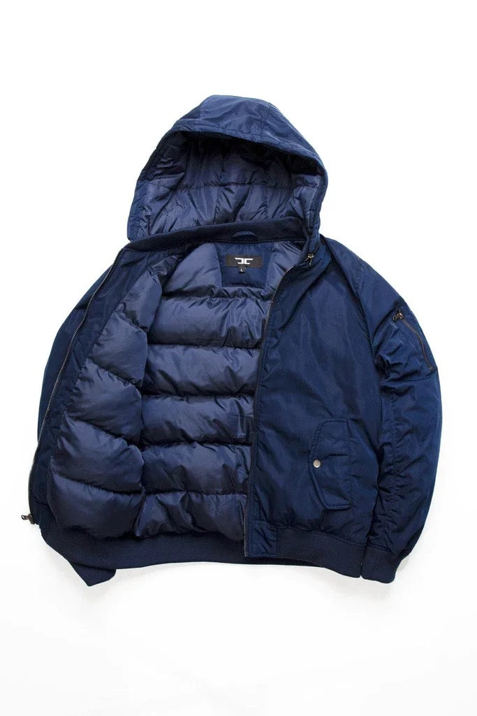 JORDAN CRAIG "SQUADRON BOMBER" HOODED JACKET NAVY