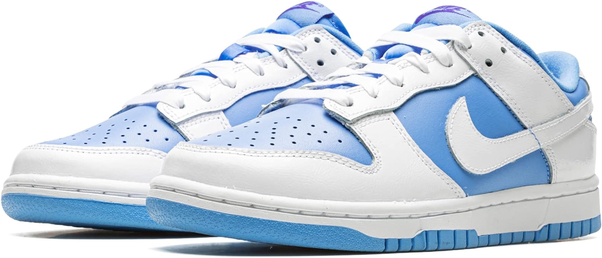 W NIKE DUNK LOW ESS WHITE/UNIVERSITY BLUE-CONCORD SIZE 11.5W