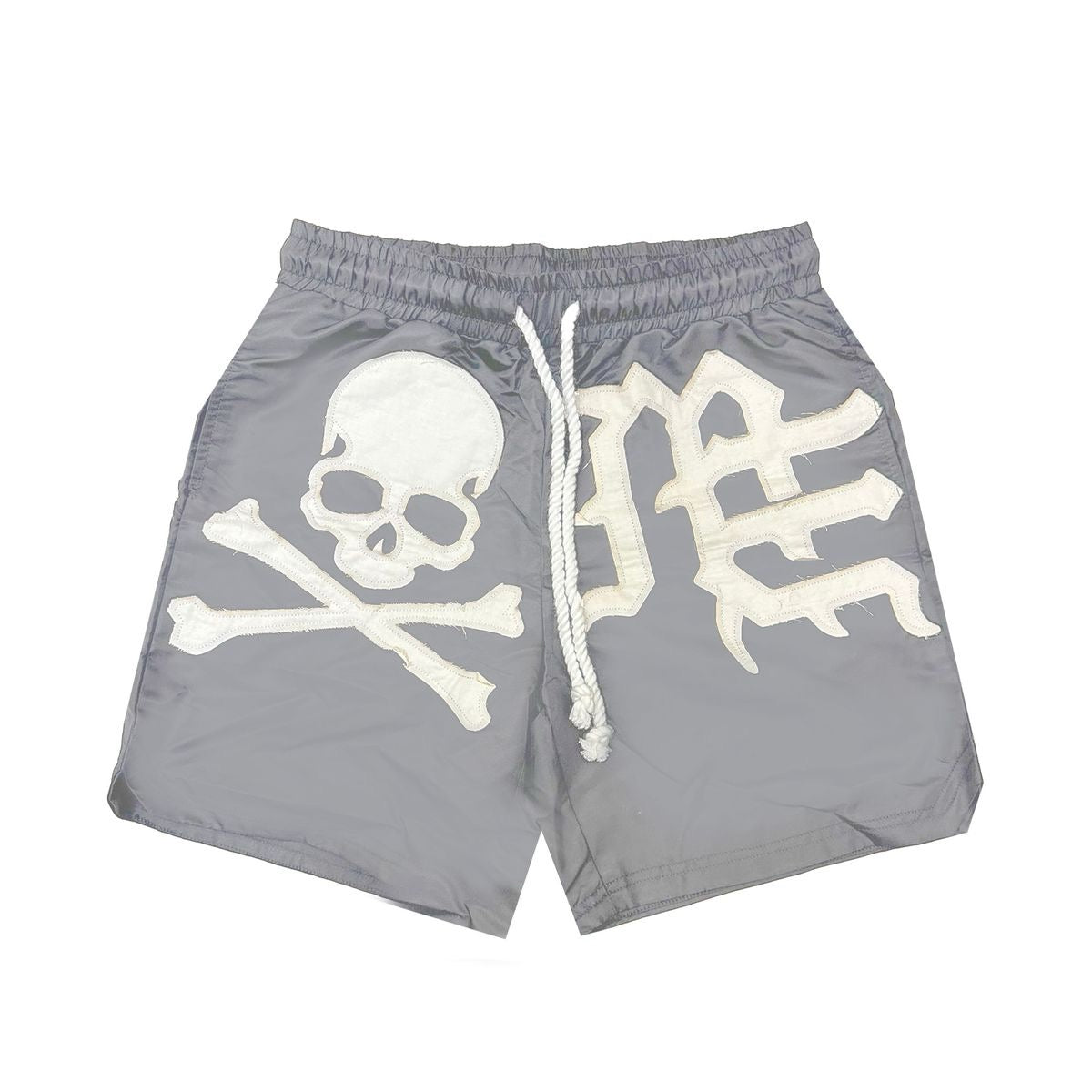 MIXED EMOTION "SKULL" SHORTS GREY