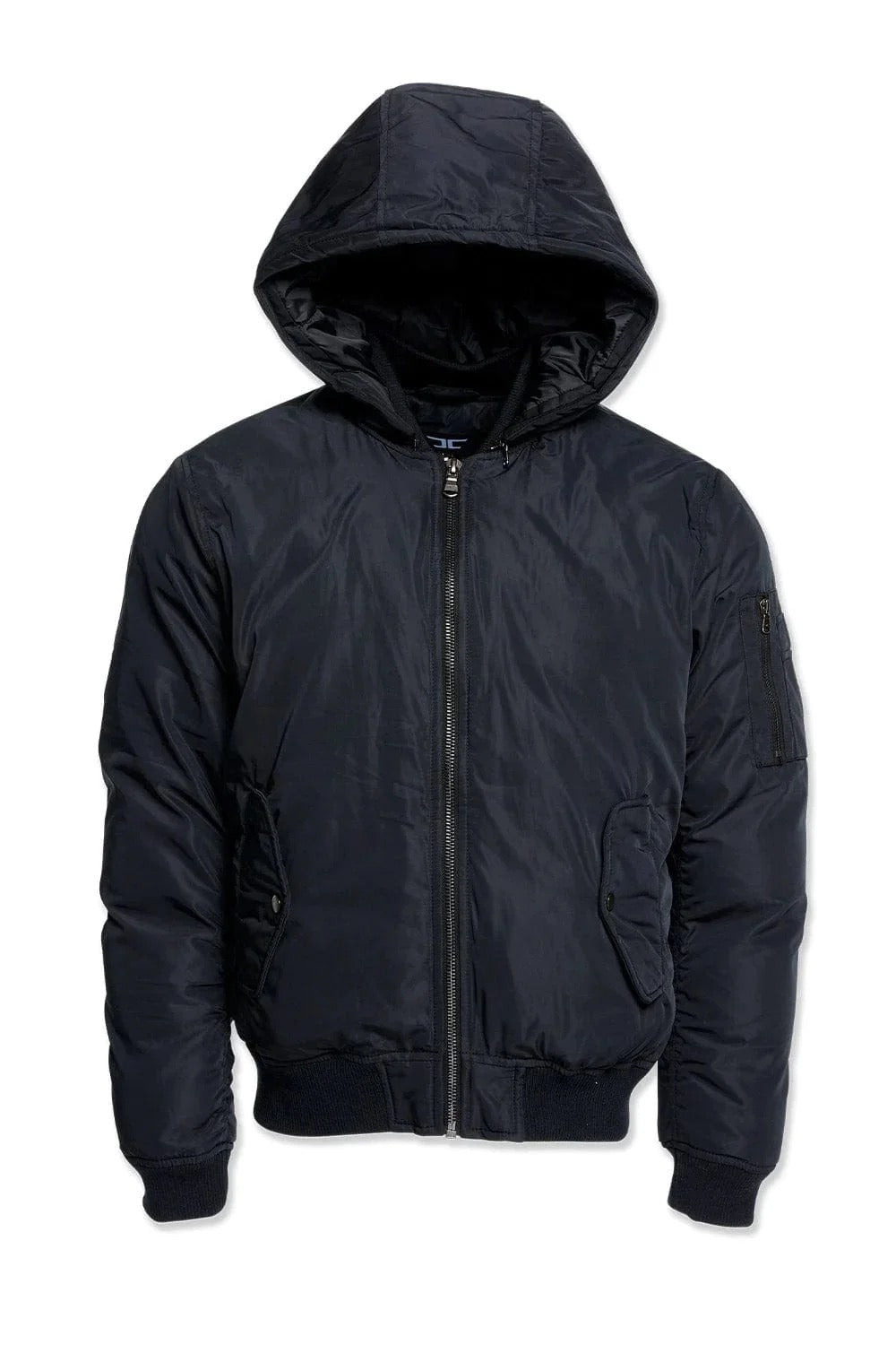 JORDAN CRAIG "SQUADRON BOMBER" HOODED JACKET BLACK