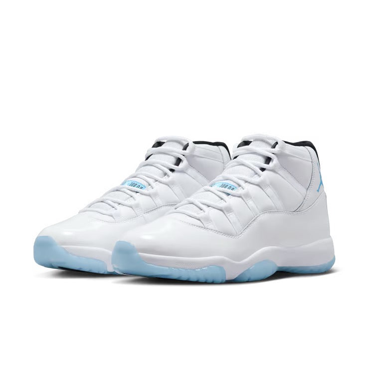 AIR JORDAN 11 RETRO WHITE/LEGEND BLUE-BLACK