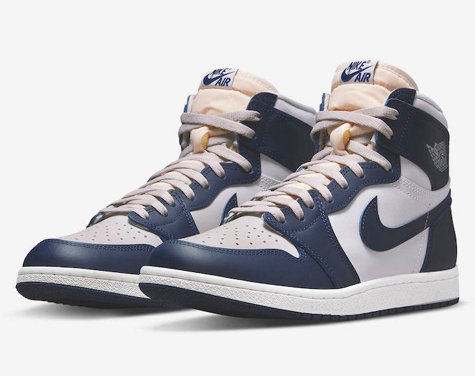 AIR JORDAN 1 HI 85 COLLEGE NAVY/SUMMIT WHITE SIZE 10.5