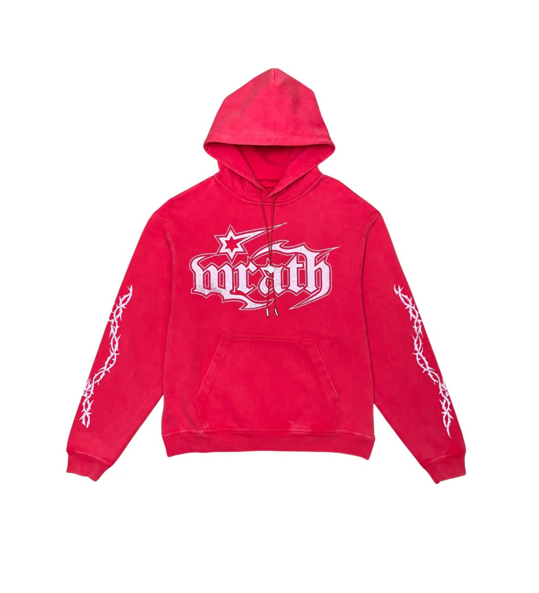 WRATH BOY "GODS WILL" HOODIE RED