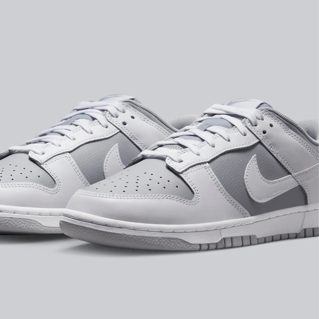 NIKE DUNK LOW RETRO WOLF GREY/WHITE-WOLF GREY SIZE 10