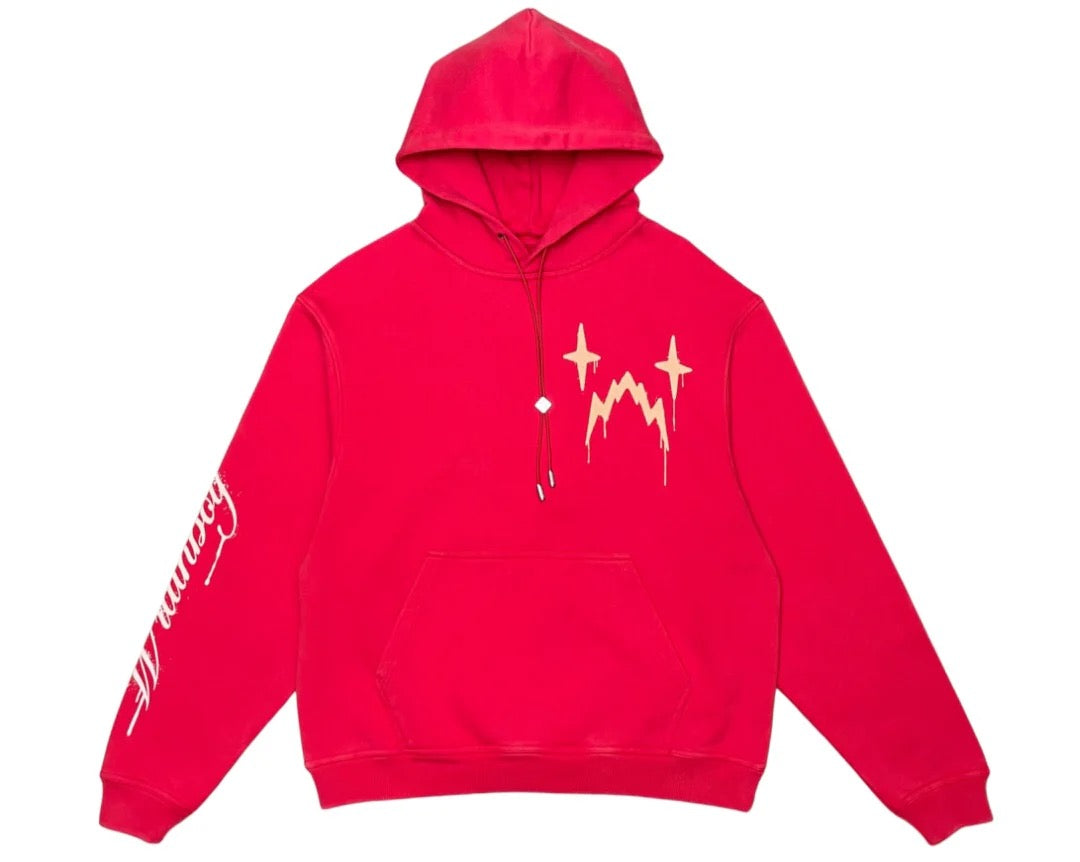 WRATH BOY "HATER GHOST" HOODIE RED