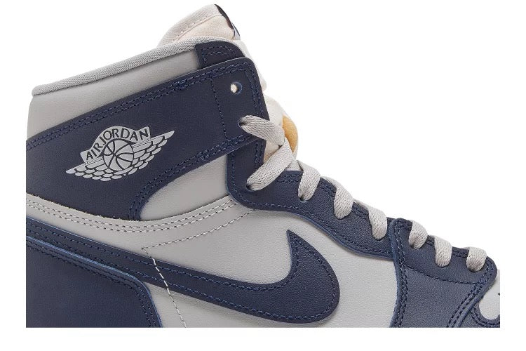 AIR JORDAN 1 HI 85 COLLEGE NAVY/SUMMIT WHITE SIZE 10.5